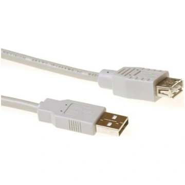 ACT USB 2.0 A-A M/F IVORY 1.00M | SB2199 | 8716065