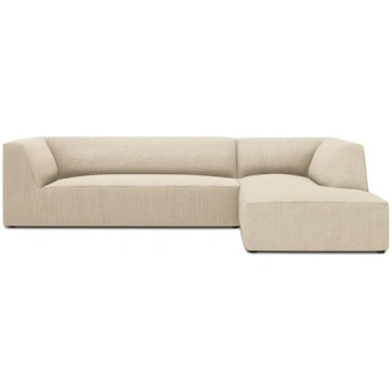Stūra dīvāns Micadoni Home Ruby, smilškrāsas