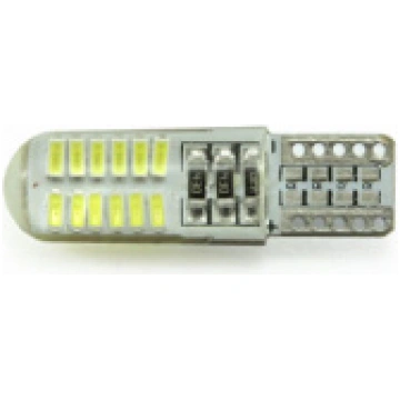 LED lampa 24d, CB, W5W balta