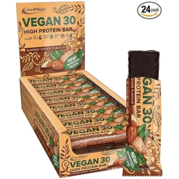 Vegan 30 proteīna batoniņi - paplāte ar batoniņu -