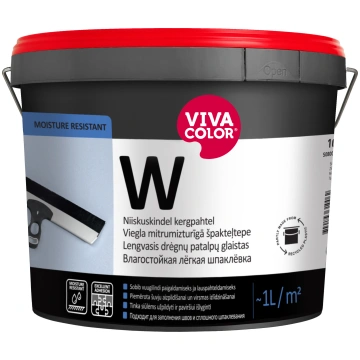 Špaktele Vivacolor W, universāls, zila krās., 3 l