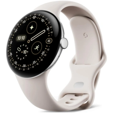 Google Pixel Watch 4, 45 mm, bēša/sudraba - Viedpu