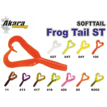 Silikons Māneklis Akara Mini Softtail «frog Tail S