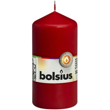 Svece Bolsius Pillar 120/60 mm, sarkana