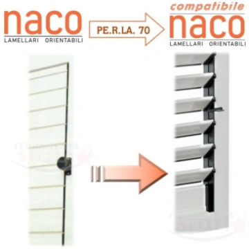 Comando orientabile a 21 lamelle compatibile Naco 