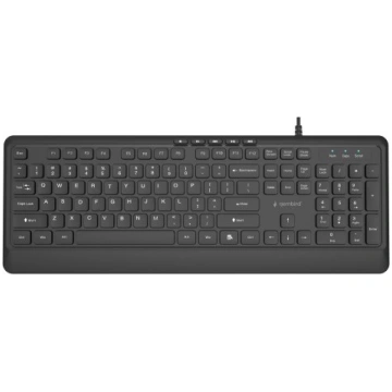 KEYBOARD MULTIMEDIA USB ENG/BLACK KB-MCH-05 GEMBIR