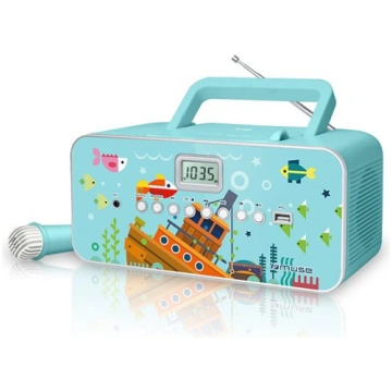 Muse M-29KB Portable radio CD/MP3 player with USB 