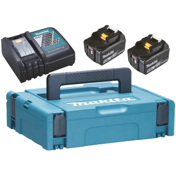 Lādēšanas komplekts18V, 2XBL1850B, DC18RC, MAKPAC 