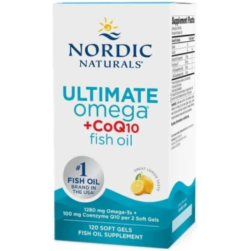 NORDIC NATURALS Ultimate Omega + CoQ10 (120 kapsul