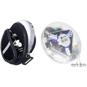 KLIM Discman tragbarer Player mit Kopfhörern, eing