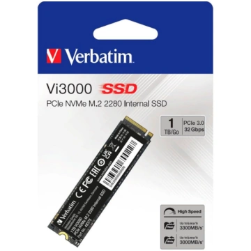 Verbatim Vi3000 M.2 SSD 1TB PCIe NVMe 49375