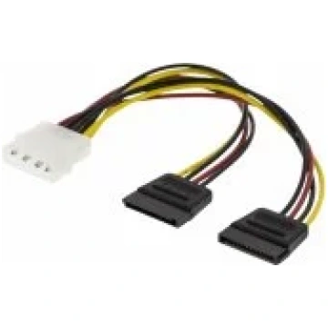 Deltaco Molex to 2 SATA Power Splitter aksesuārs R