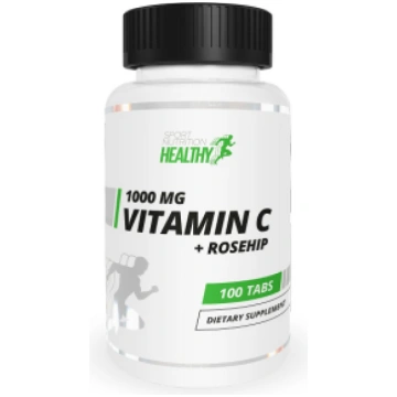 Vitamin C 1000 mg + Rosehip MST Nutrition 100 tab