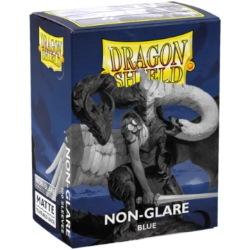 Dragon Shield: Standard Sleeves: Non-Glare Blue [M