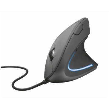 TRUST Verto wired vertical mouse black 22885