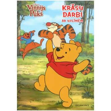 Vinnijs Pūks. Krāsu darbi ar uzlīmēm