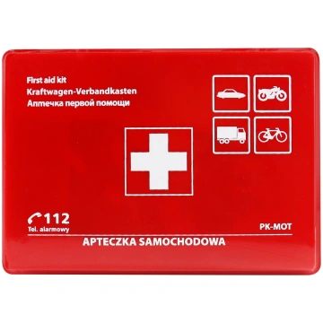 Auto aptieciņa (plastm. kastē) AMIO 01690