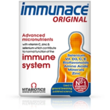 Vitabiotics: Immunace N30 ar ehināciju