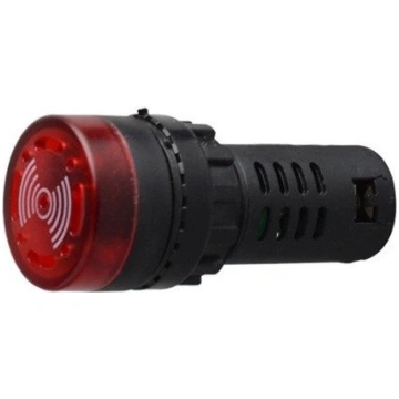 LED indicator with red buzzer - AD16-22SM - OEM AB