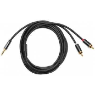 3.5mm Jack Plug stereo to 2x RCA kabelis, 3m