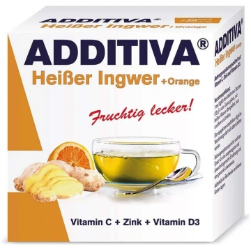 ADDITIVA Heißer Ingwer + Orange Ingvers + Apelsīns