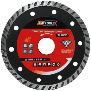 Awtools dimanta griešanas disks 125mm Turbo