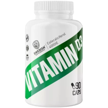 SWEDISH SUPPLEMENTS Vitamin D3 4000 IU kapsulas, 9