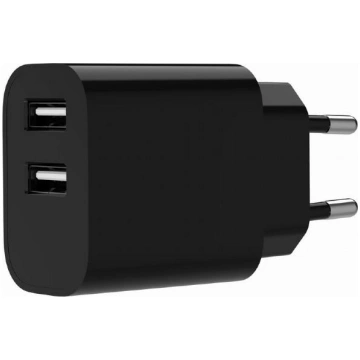 Gembird 2xUSB-A 5V 2.4 A czarna ( TA UC 2A12 01 BK