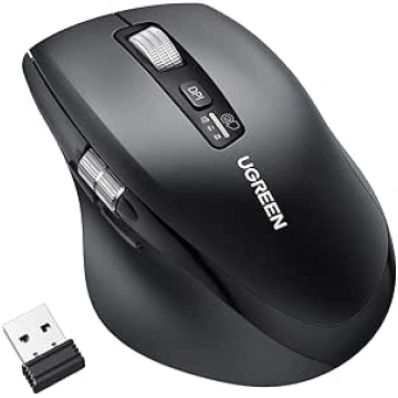 UGREEN 2.4G & Bluetooth Wireless Mouse with Ultra 