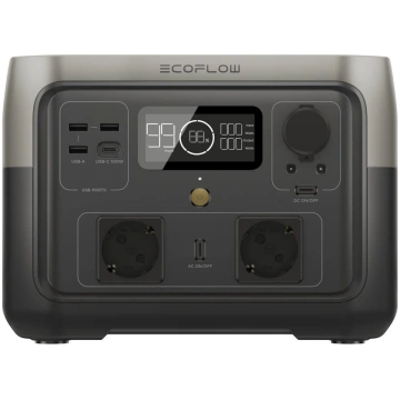 ECOFLOW Pārnēsājama elektrostacija RIVER 2 MAX/500