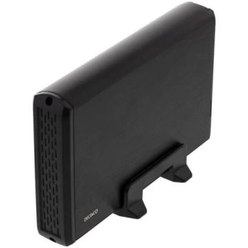 HDD kastīte DELTACO SATA 3.5" USB 3.0, melna / MAP