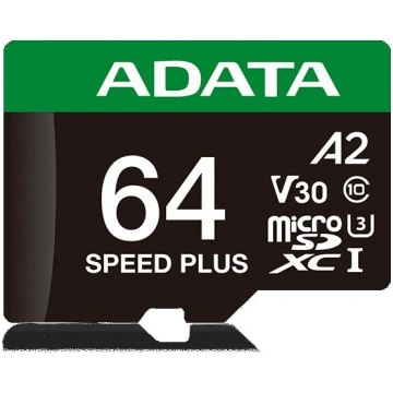 Adata MicroSD atmiņas karte Speed Plus 64GB UHS1 U