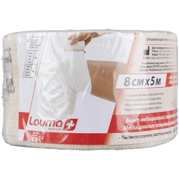 Lauma Medical Elastīgā saite, 8 cm x 5 m