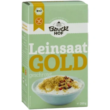 BAUCK HOF rupji maltas zelta linsēklas, 200 g