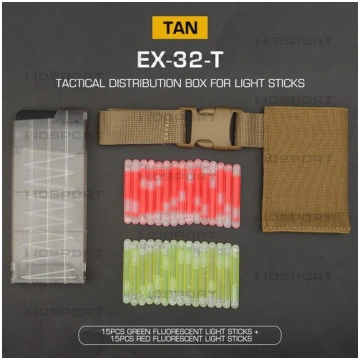 Tactical Distribution Box for Light Sticks - TAN W