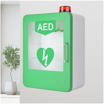 JXYQ AED glabāšanas skapis, pie sienas, AED defibr