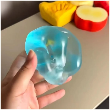 Blue Maltose Squishy Playthings Anti Stress Sensor