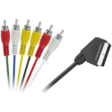 Blackmoon KPO2711 SCART/6RCA kabelis KPO2711