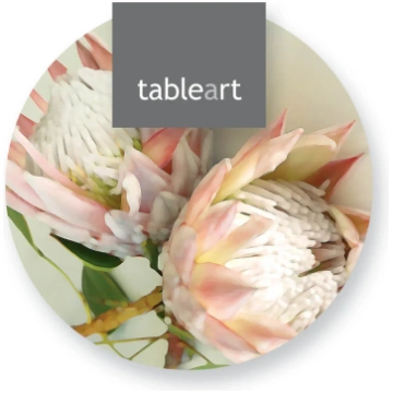 King Protea Coasters (Set of 6) Tableart