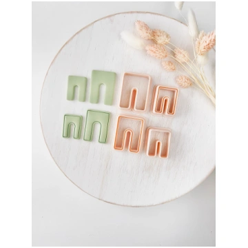 Polymer Clay Cutter, U Arch Shapes Set for Earring