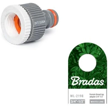 WHITE LINE 3/4 "/ 1/2" krāna savienojums BRADAS WL