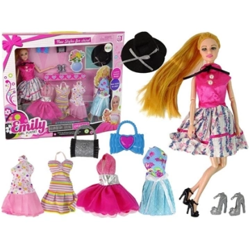 LeanToys Lalka Dla Dzieci Emily Akcesoria Wymienne