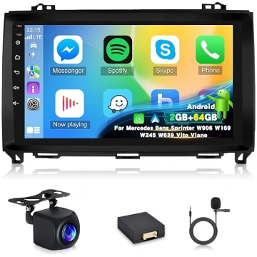 [2+64G] Android 13 autoradio priekš Mercedes Benz 