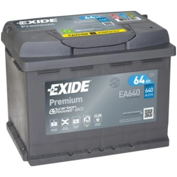 Exide EA640 - 64Ah 640A akumul. EXIDE EA640 242x17
