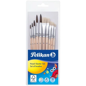 Otiņa Pelikan Brush Starter Set, sintētisks, 10 ga