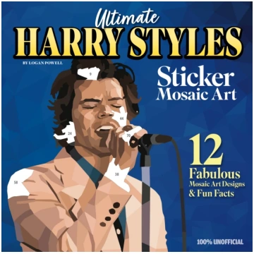 Ultimate Harry Styles Sticker Mosaic Art, 12 Amazi