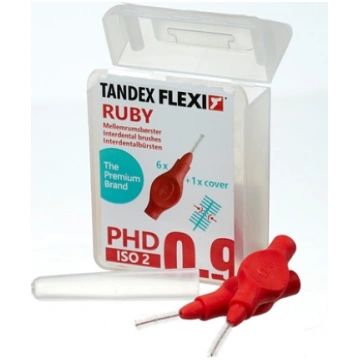 Tandex (6 szt.) szczoteczek Flexi Super Fine Ruby 