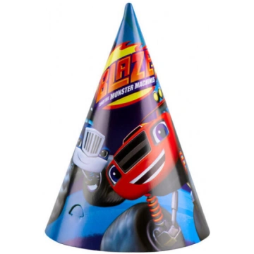 Ballīšu cepures - Blaze MonsterMachines, 8 gab. / 