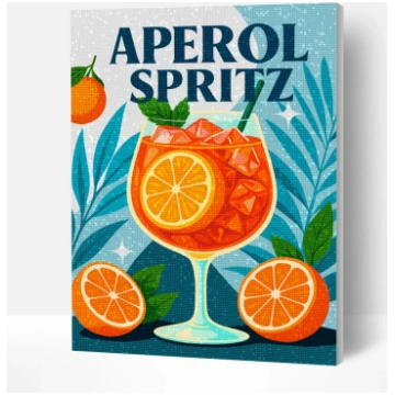Splat Planet deimantinė dėlionė APEROL SPRITZ 30x4