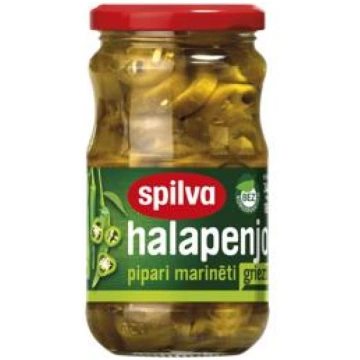Marinēti Jalapeno pipari SPILVA griezti 340g